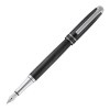 Stylo plume Classicals Brushed Black & Chrome