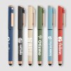 Stylo gel stylet York, plastique recyclé, finition bronze (+Sérigraphie)