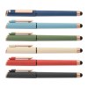 Stylo gel stylet York, plastique recyclé, finition bronze (+Sérigraphie)
