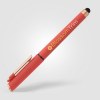 Stylo gel stylet York, plastique recyclé, finition bronze (+Sérigraphie)