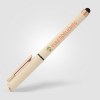 Stylo gel stylet York, plastique recyclé, finition bronze (+Sérigraphie)