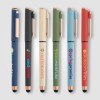 Stylo gel stylet York, plastique recyclé, finition bronze (+Sérigraphie)
