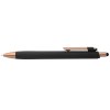 Stylo bille stylet York, plastique recyclé, finition bronze (+Sérigraphie)