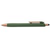 Stylo bille stylet York, plastique recyclé, finition bronze (+Sérigraphie)