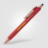 Stylo bille stylet York, plastique recyclé, finition bronze (+Sérigraphie)