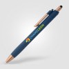 Stylo bille stylet York, plastique recyclé, finition bronze (+Sérigraphie)