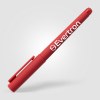 Stylo gel Aeris, plastique recyclé, monochrome (+Sérigraphie)