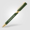 Stylo Aurelia avec finitions dorées en plastique recyclé (+Tampographie)