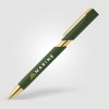 Stylo Aurelia avec finitions dorées en plastique recyclé (+Tampographie)