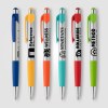 Stylo Smoothy en plastique recyclé avec grip coloré (+Sérigraphie)
