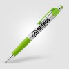 Stylo Smoothy en plastique recyclé avec grip coloré (+Sérigraphie)