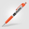 Stylo Smoothy en plastique recyclé avec grip coloré (+Sérigraphie)