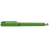 Stylo Islander en plastique recyclé avec grip gel monochrome (+Sérigraphie)