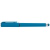 Stylo Islander en plastique recyclé avec grip gel monochrome (+Sérigraphie)