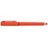 Stylo Islander en plastique recyclé avec grip gel monochrome (+Sérigraphie)