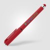 Stylo Islander en plastique recyclé avec grip gel monochrome (+Sérigraphie)