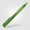 Stylo Islander en plastique recyclé avec grip gel monochrome (+Sérigraphie)