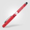 Stylo Tavi en plastique recyclé avec stylet et fidget spinner à encre gel (+Sérigraphie)