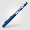Stylo Tavi en plastique recyclé avec stylet et fidget spinner à encre gel (+Sérigraphie)