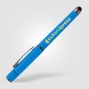 Stylo Tavi en plastique recyclé avec stylet et fidget spinner à encre gel (+Sérigraphie)