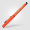 Stylo Tavi en plastique recyclé avec stylet et fidget spinner à encre gel (+Sérigraphie)
