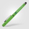 Stylo Tavi en plastique recyclé avec stylet et fidget spinner à encre gel (+Sérigraphie)