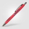 Stylo Avalon en plastique recyclé avec finition pierre et stylet (+4 Colour Inkjet)