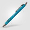 Stylo Avalon en plastique recyclé avec finition pierre et stylet (+4 Colour Inkjet)