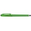 Stylo Prism en plastique recyclé avec stylet, boule anti-stress et encre gel (+Sérigraphie)