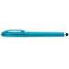 Stylo Prism en plastique recyclé avec stylet, boule anti-stress et encre gel (+Sérigraphie)
