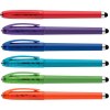 Stylo Prism en plastique recyclé avec stylet, boule anti-stress et encre gel (+Sérigraphie)