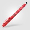 Stylo Prism en plastique recyclé avec stylet, boule anti-stress et encre gel (+Sérigraphie)