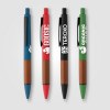Stylo Tide en plastique recyclé avec grip en bois d’acacia (+Sérigraphie)