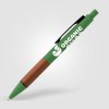 Stylo Tide en plastique recyclé avec grip en bois d’acacia (+Sérigraphie)