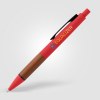 Stylo Tide en plastique recyclé avec grip en bois d’acacia (+Sérigraphie)