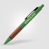 Stylo Tide en plastique recyclé avec grip en bois d’acacia (+Sérigraphie)