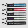 Porte-clés Newport en rPET tissé motif chevron avec mousqueton à pression – 19 × 2,5 cm (+4 Colour Inkjet)