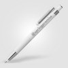 Stylo Lisbon, aluminium recyclé, monochrome, stylet anti-stress (+Laser)