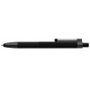 Stylo Lisbon, aluminium recyclé, monochrome, stylet anti-stress (+Laser)