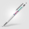 Stylo Lisbon, aluminium recyclé, monochrome, stylet anti-stress (+Laser)