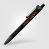 Stylo Lisbon, aluminium recyclé, monochrome, stylet anti-stress (+Laser)