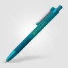 Stylo Lisbon, aluminium recyclé, monochrome, stylet anti-stress (+Laser)