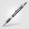 Stylo Adorn en aluminium recyclé avec finition chromée et stylet (+Laser)