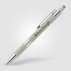 Stylo Adorn en aluminium recyclé avec finition chromée et stylet (+Laser)