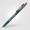 Stylo Koro en aluminium recyclé avec finition métal canon de fusil (+Laser)