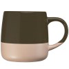 Mug Atlas, céramique, design à blocs de couleur - 445 ml (+Sérigraphie)