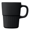 Mug Majesty en céramique avec finition mate et relief cannelé – 445 ml (+Sérigraphie)