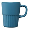Mug Majesty en céramique avec finition mate et relief cannelé – 445 ml (+Sérigraphie)