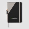Ensemble carnet rechargeable Xanadu en PU recyclé bicolore avec stylo – A5 (+4 Colour Inkjet)