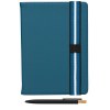 Set de Stylos Newport Recyclés Chevron avec Carnet Rechargeable – A5 (+4 Colour Inkjet)